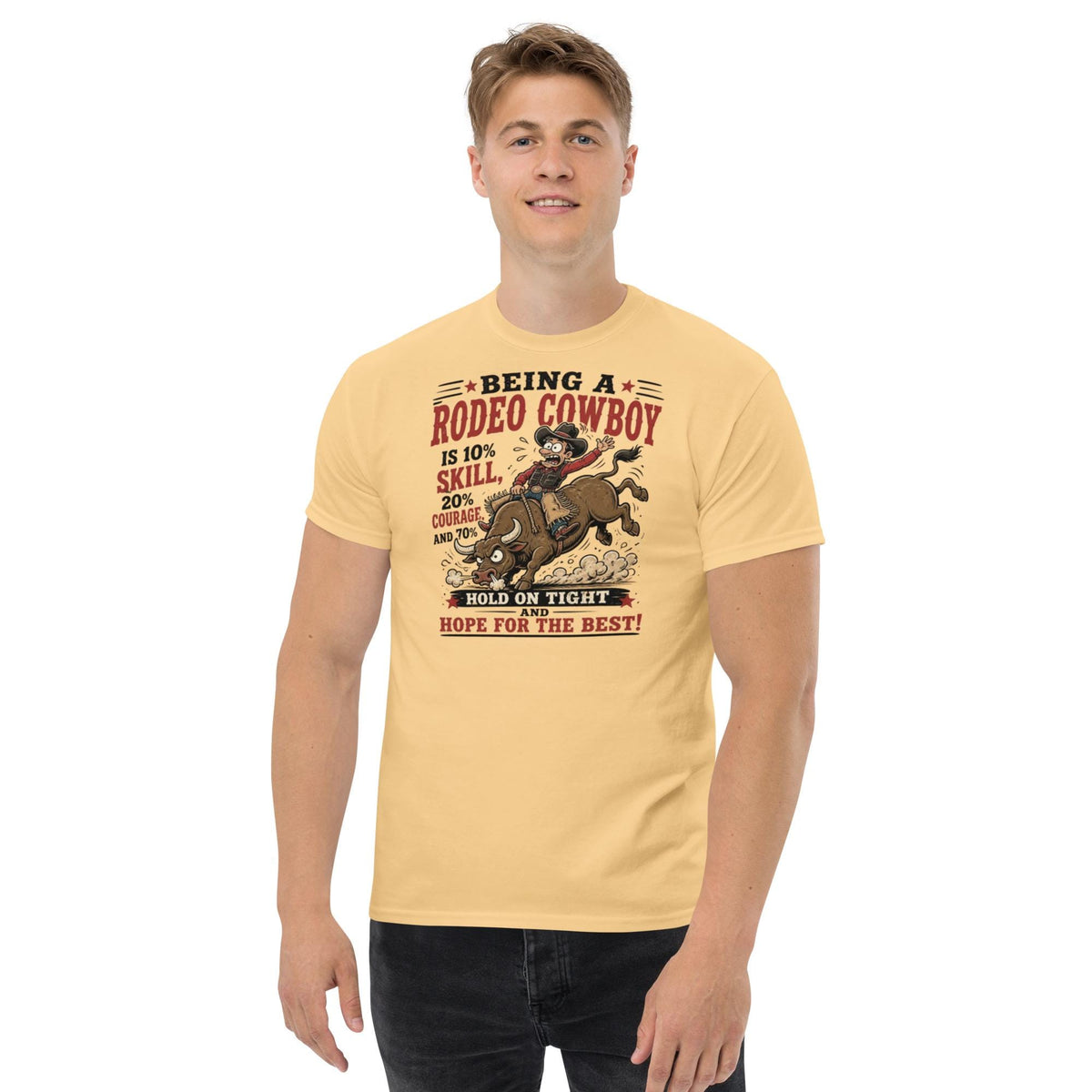 Rodeo Cowboy Bull rider humor T-Shirt