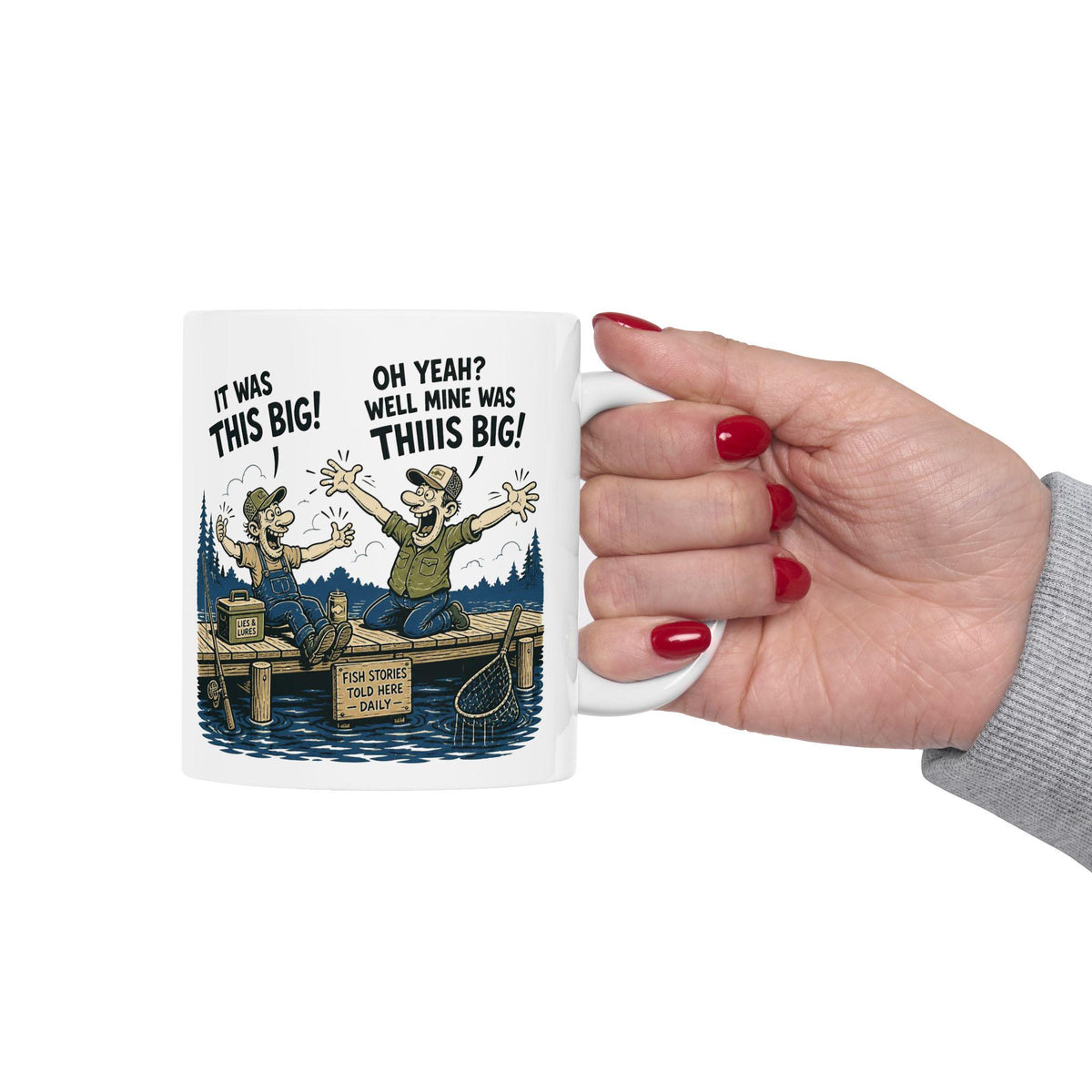 Fishing Mug | Funny Fisherman Coffee Cup, Humor Gift (11oz or 15oz)