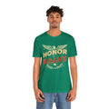 Honor the Brave T-Shirt | Patriotic Eagle Military Tribute Tee