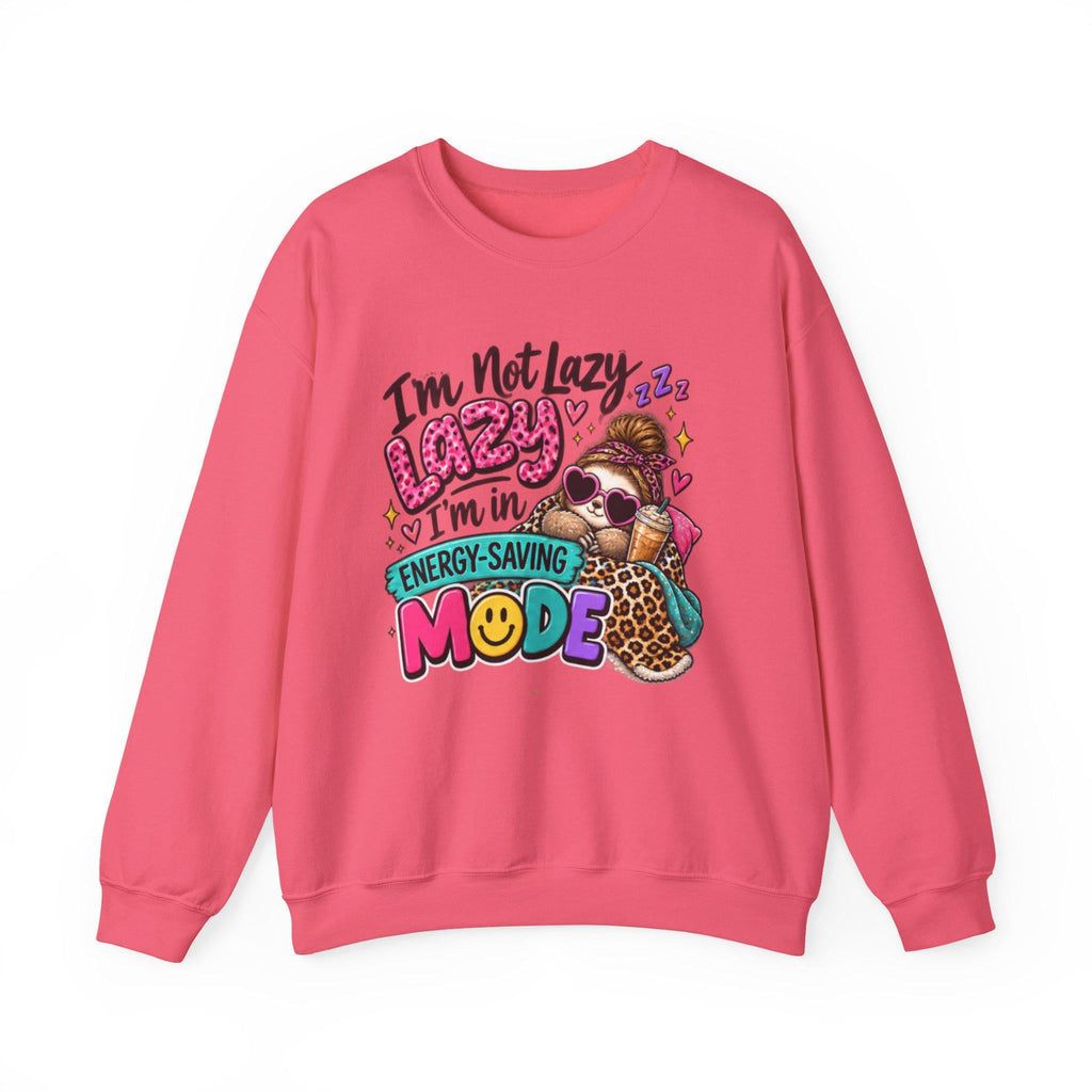 I'm Not Lazy I'm In Energy-Saving Mode sweatshirt | Genz Graphic Crewneck sweatshirt