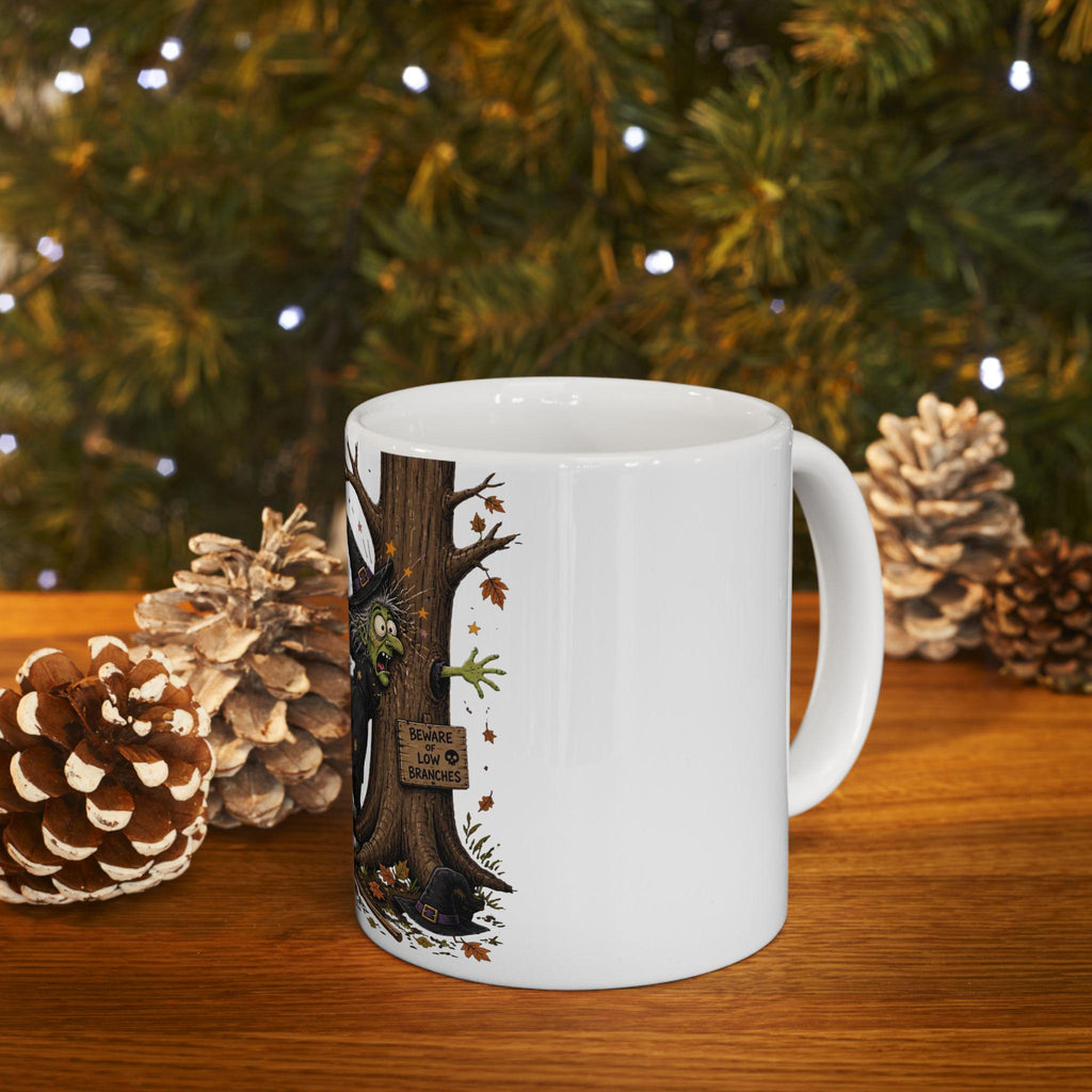 Flying Witch Mug | Halloween Witch Coffee cup