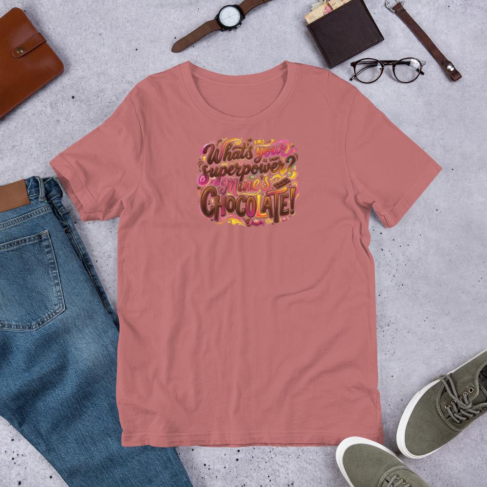 Chocolate Superpower T-Shirt – Funny Foodie Gift for Chocolate Lovers