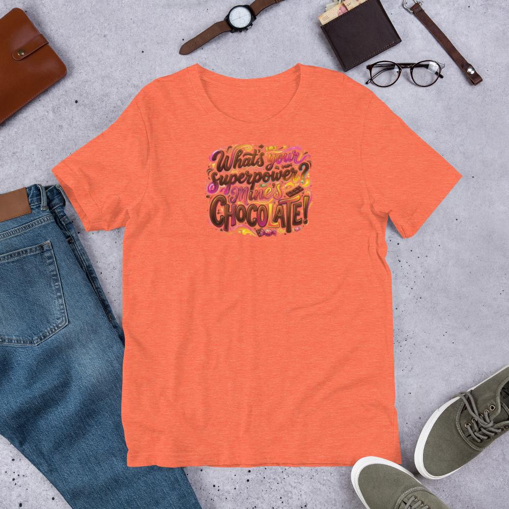 Chocolate Superpower T-Shirt – Funny Foodie Gift for Chocolate Lovers