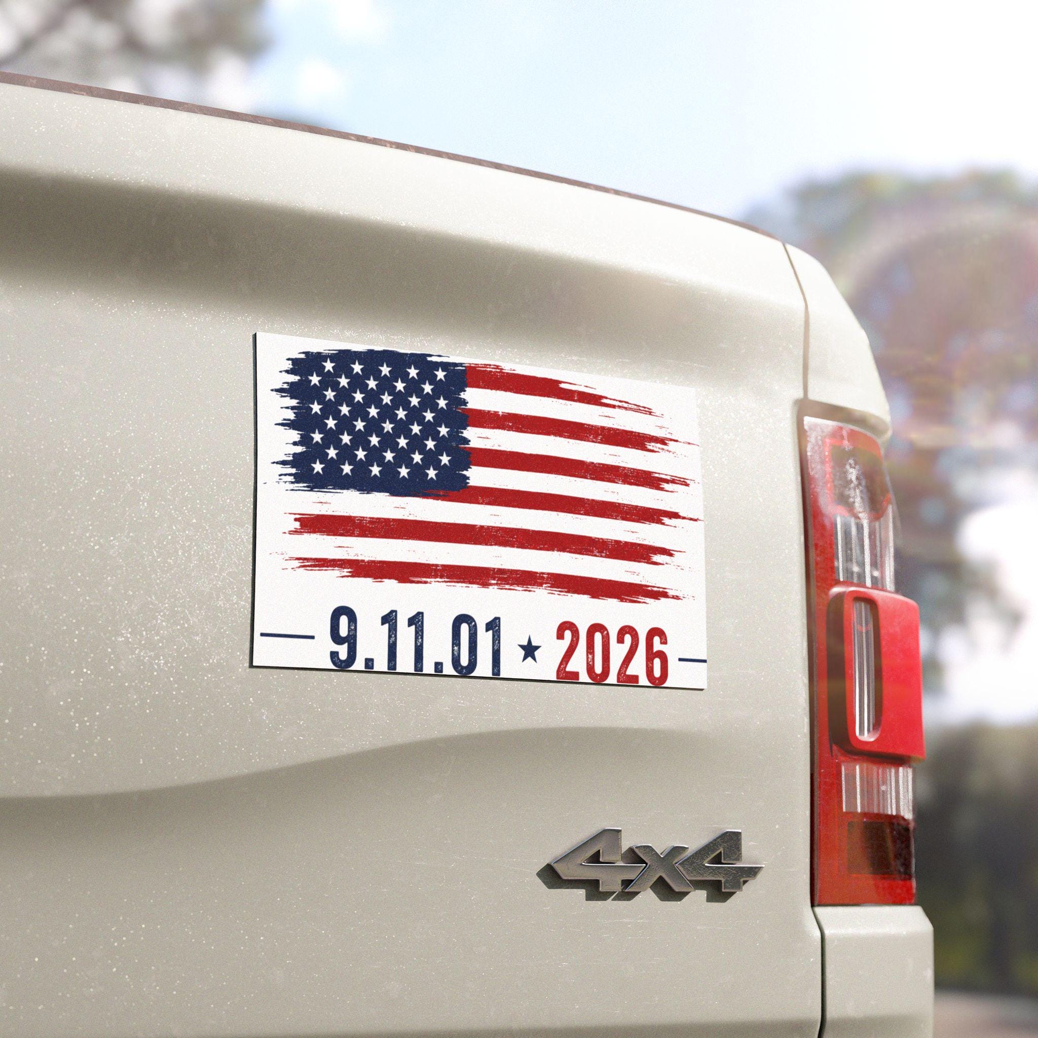 American Flag 9.11.01 2026 Car Magnet