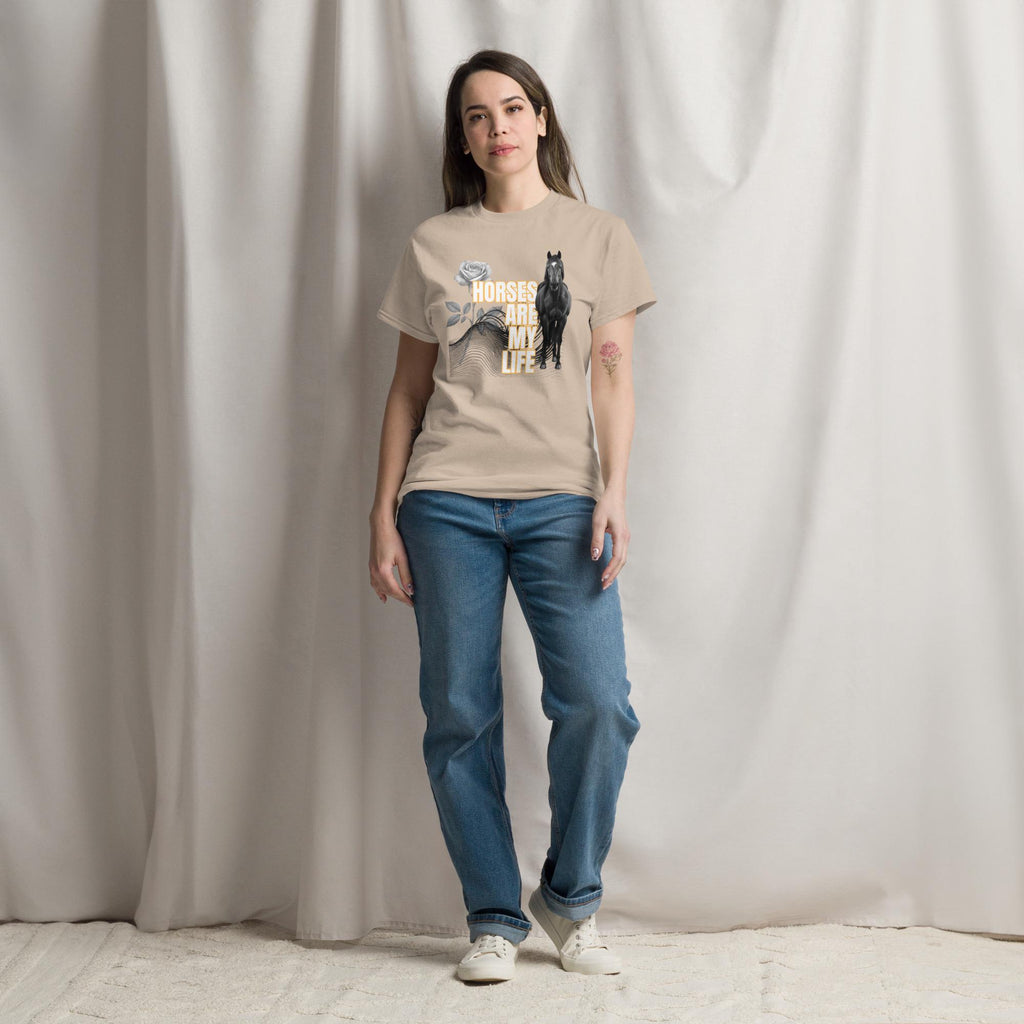 Horse Tee-Shirt/Horses are my life