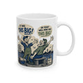 It Was This Big Fishing Cartoon Mug | Funny Fisherman Illustration