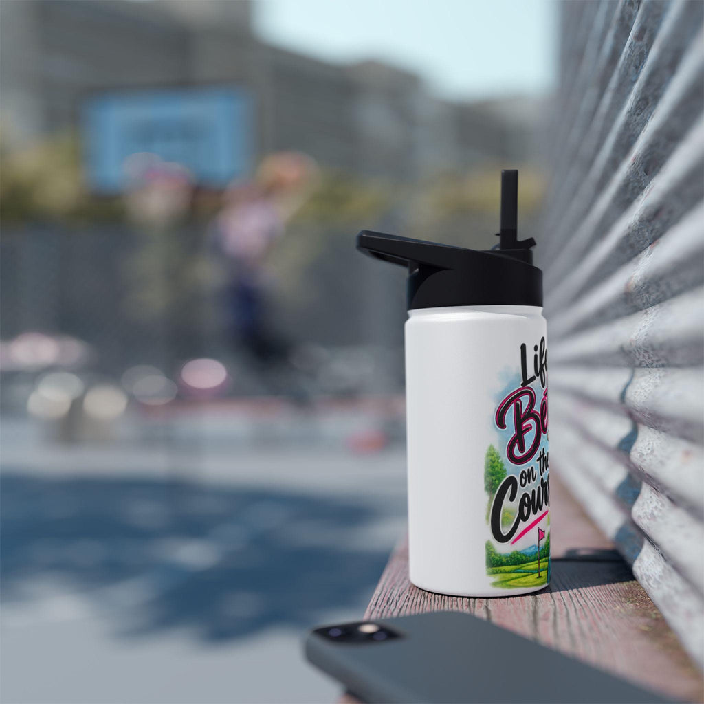 Golf Cart Water Bottle | Life is Better on the Course, Insulated Stainless Steel