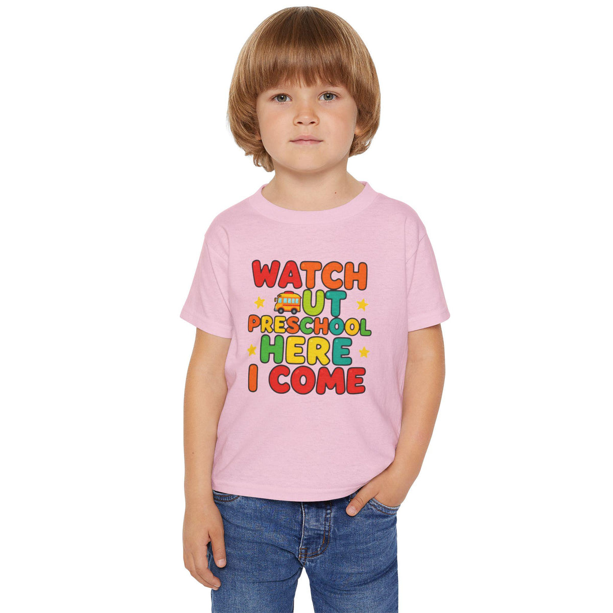 Watch Out Preschool Here I Come Toddler T-shirt | Back to School Kids Shirt
