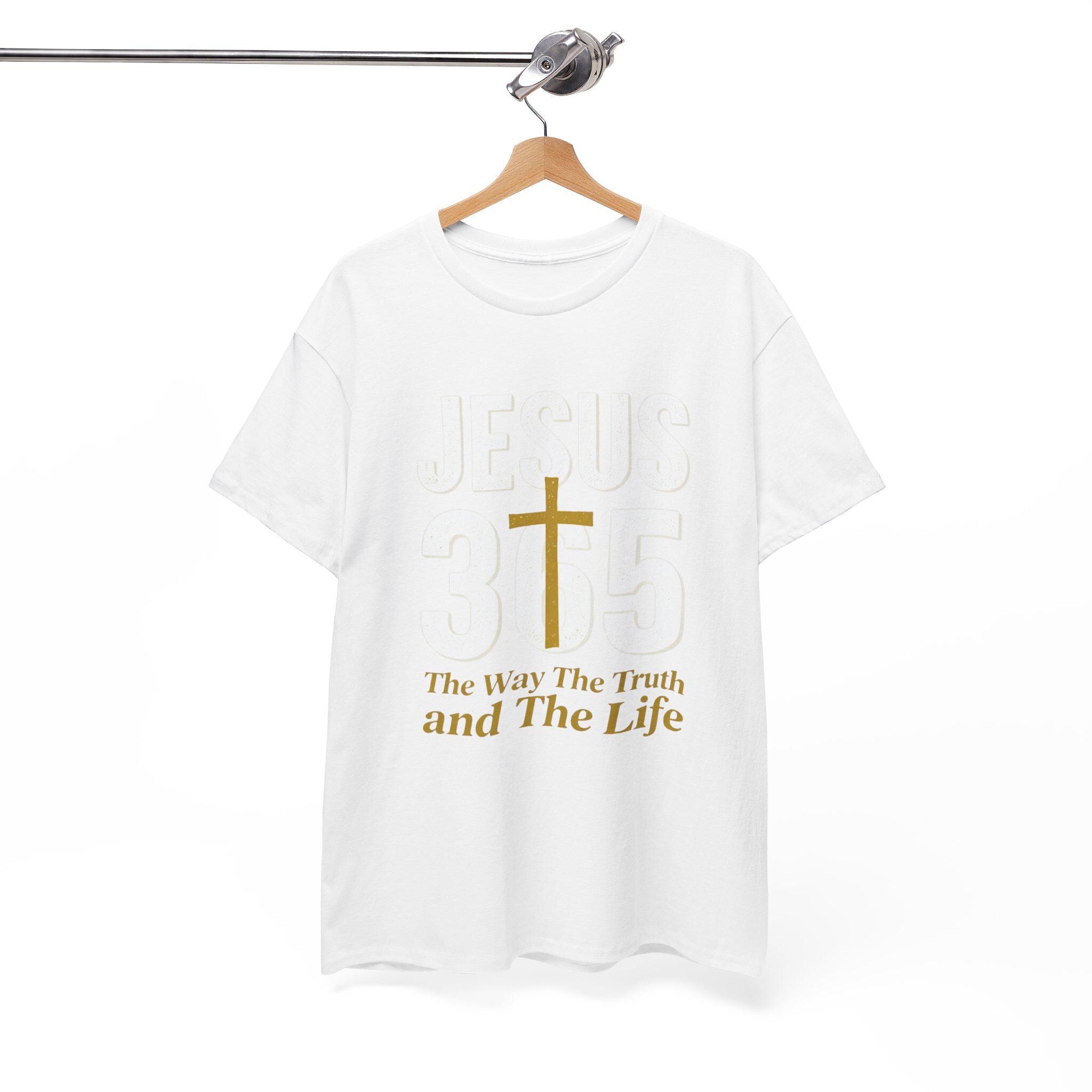 Jesus Cross The Way The Truth and The Life T-Shirt | Christian Faith Tee