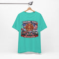 Thank You Fire Rescue For Your Service T-Shirt | Firefighter Tribute Tee