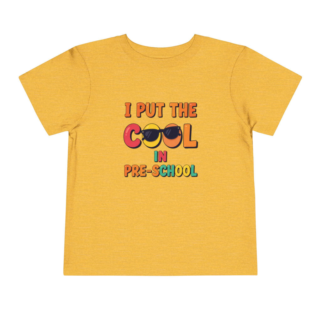 Toddler Preschool Graphic Tee | "I Put the in Preschool" Shirt