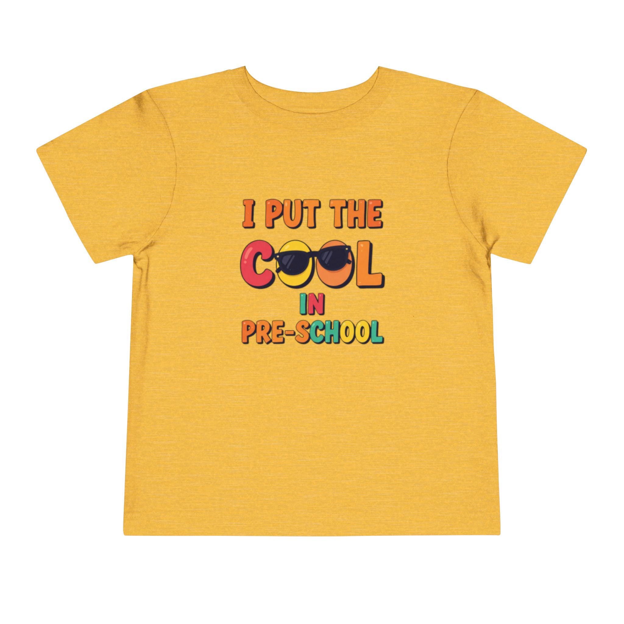 Toddler Preschool Graphic Tee | "I Put the in Preschool" Shirt