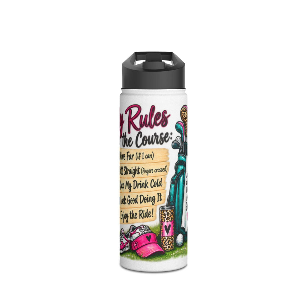 My Rules of the Course Golf Water Bottle | Stainless Steel Insulated