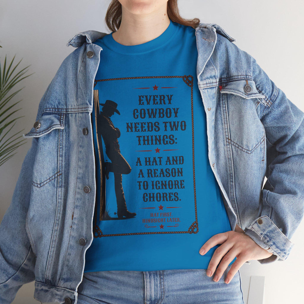 Cowboy Silhouette Quote T-Shirt | Western Graphic Tee