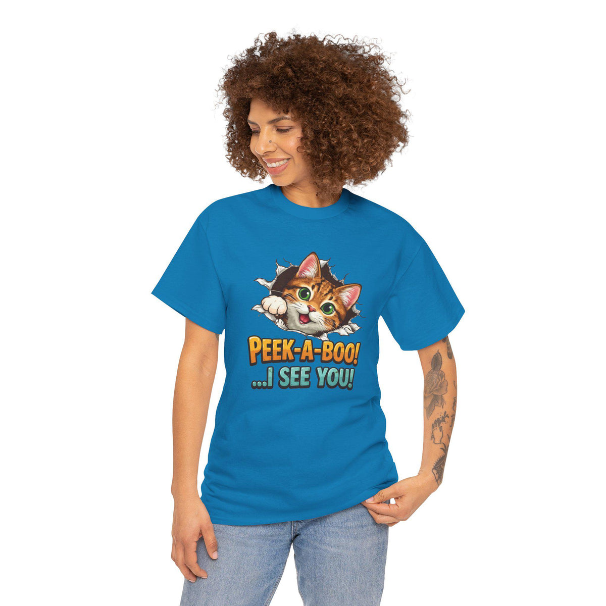 Kitten T-Shirt | Humor cat shirt, Kitten Soft Cotton Tee