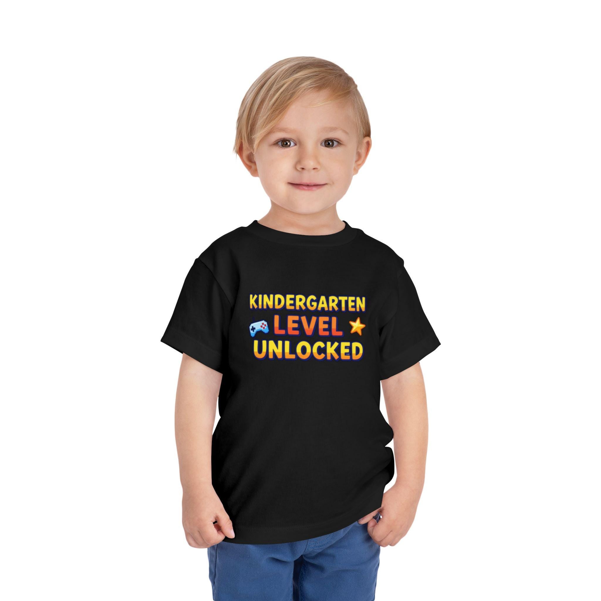 Kindergarten Level Unlocked Toddler Tee | Back to School Shirt