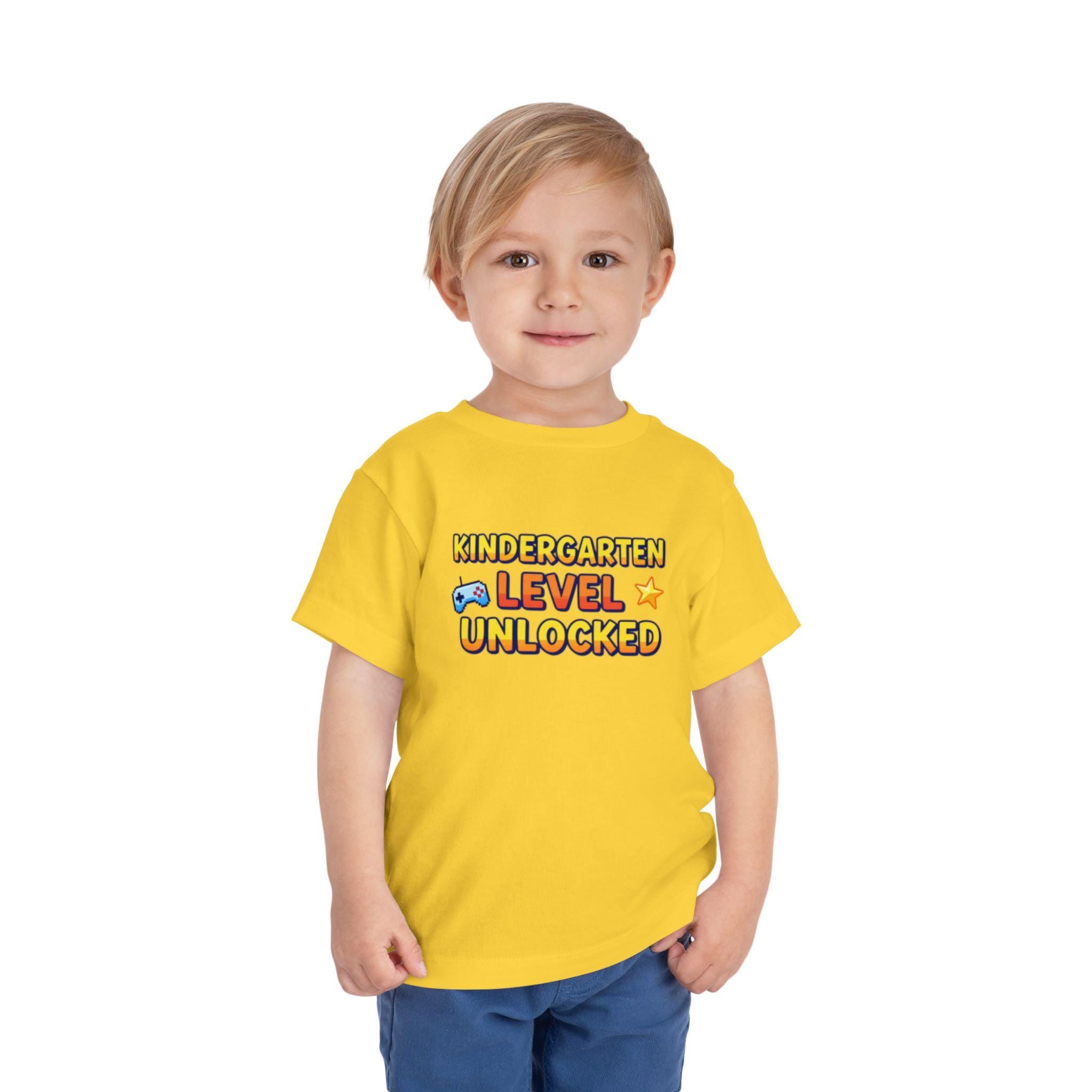 Kindergarten Level Unlocked Toddler Tee | Back to School Shirt