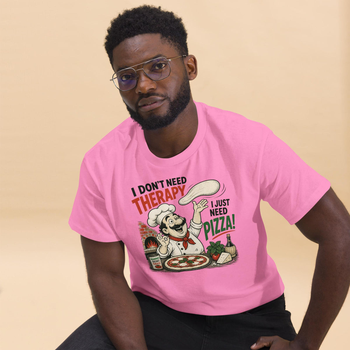 Pizza chef Therapy /Funny Pizza T-Shirt