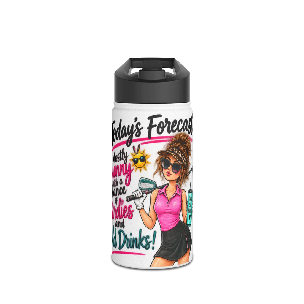 Golf Water Bottle, Stainless Steel Tumbler, Cold Drinks, Matte Grip, Gift