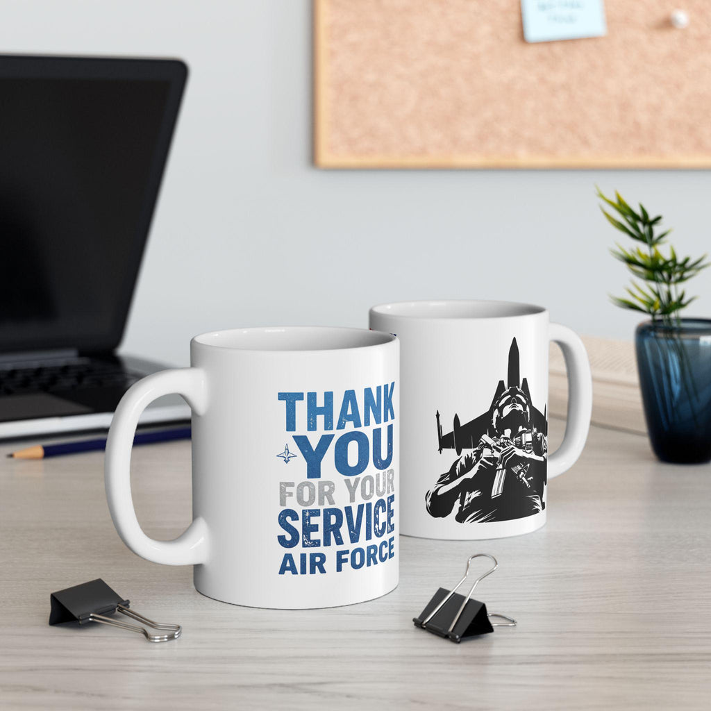 Thank You Veteran Support Mug | Military Service Tribute Mug