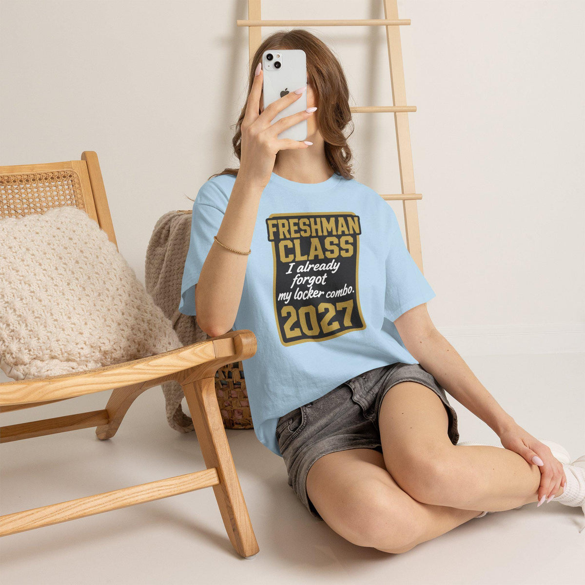 Freshman Class I already forgot my locker combo 2027 T-Shirt | Back to School