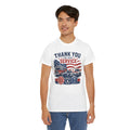Thank You For Your Service Tee | Firefighter Police EMS American Flag