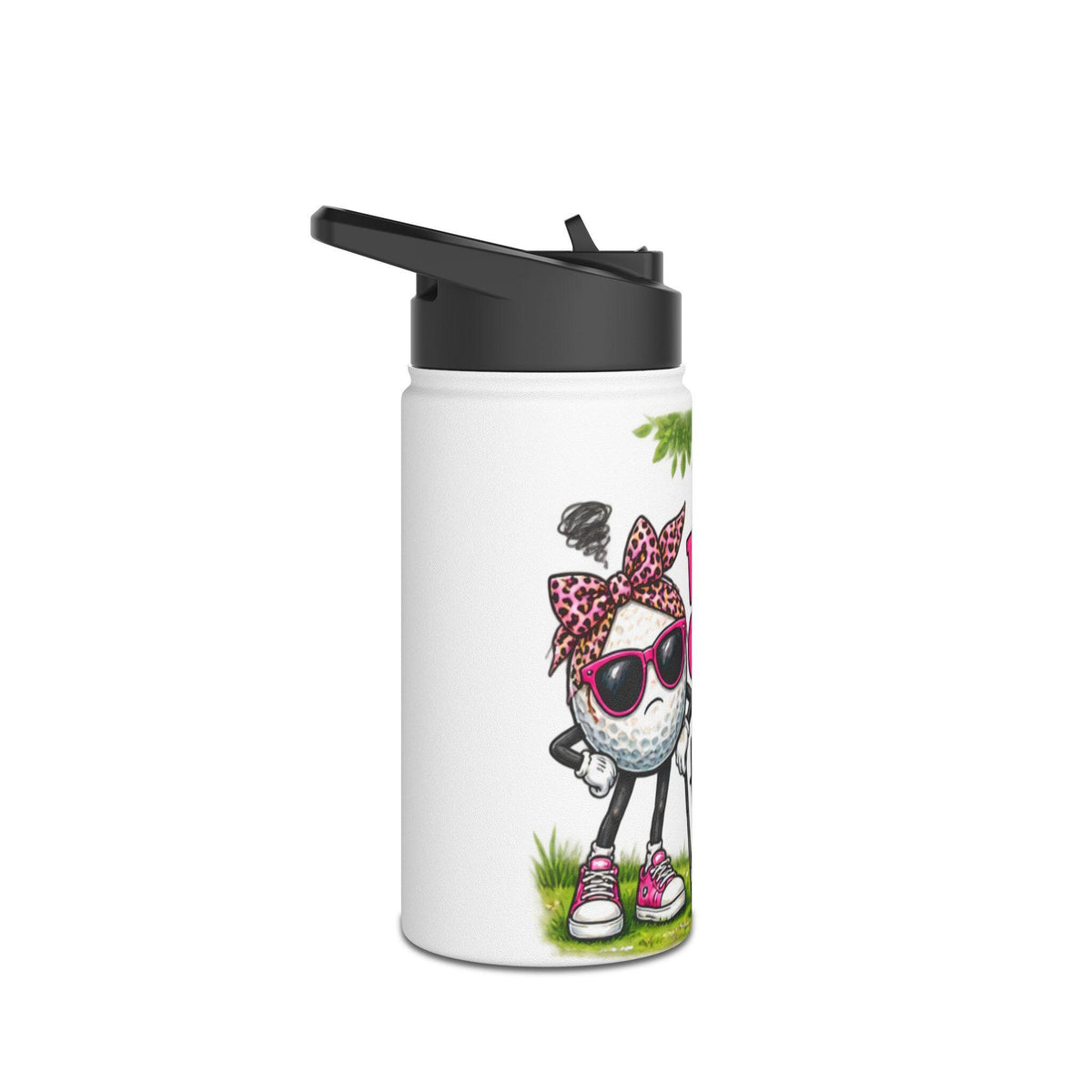 Golf Humor Water Bottle | Stainless Steel Insulated Tumbler, Cheeky Sporty Vibe