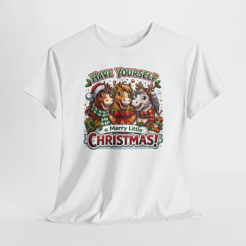 Merry Christmas Tee | Three Horses Holiday Design