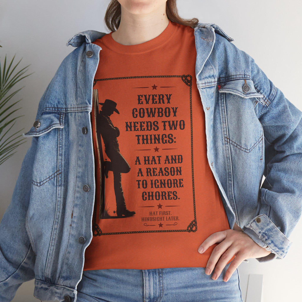 Cowboy Silhouette Quote T-Shirt | Western Graphic Tee