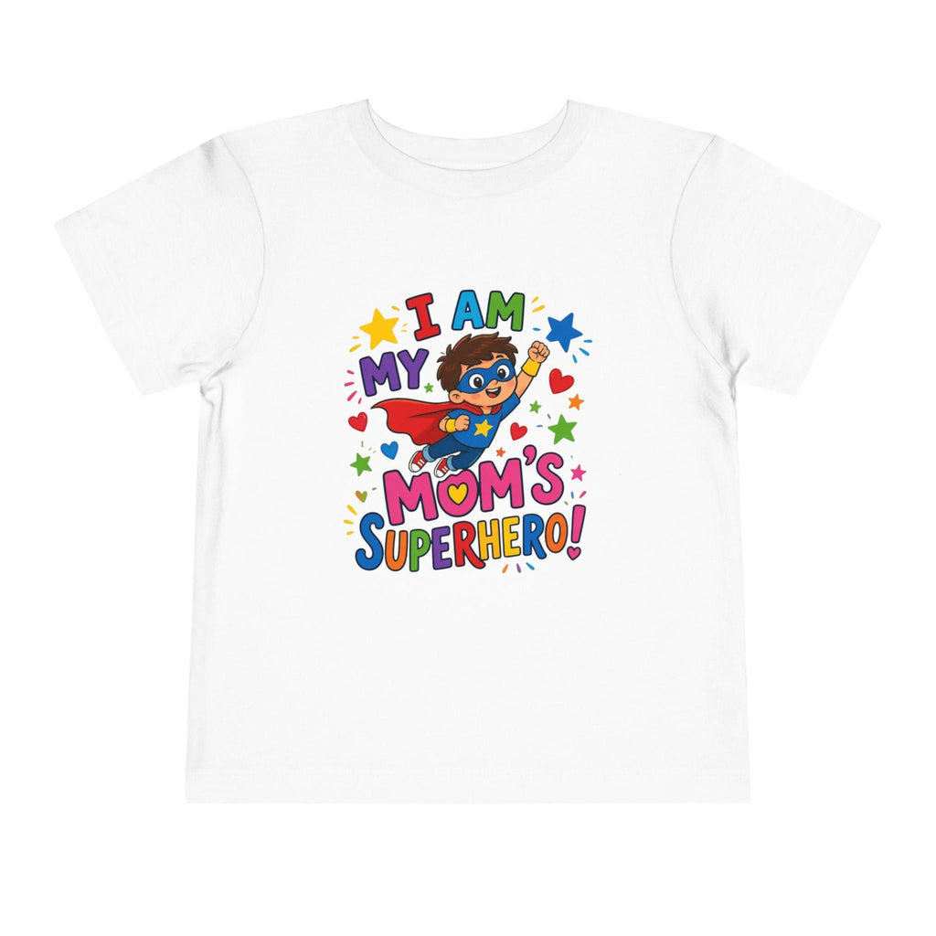 Toddler Superhero Shirt, I Am My Mom's Superhero, Playful Graphic Tee
