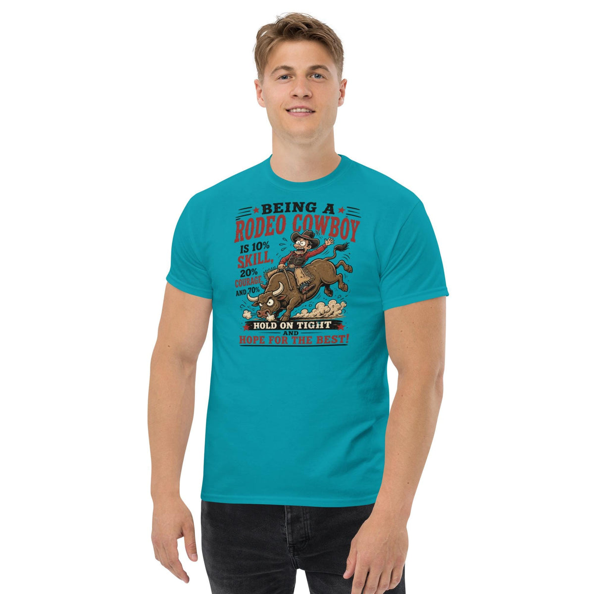 Rodeo Cowboy Bull rider humor T-Shirt