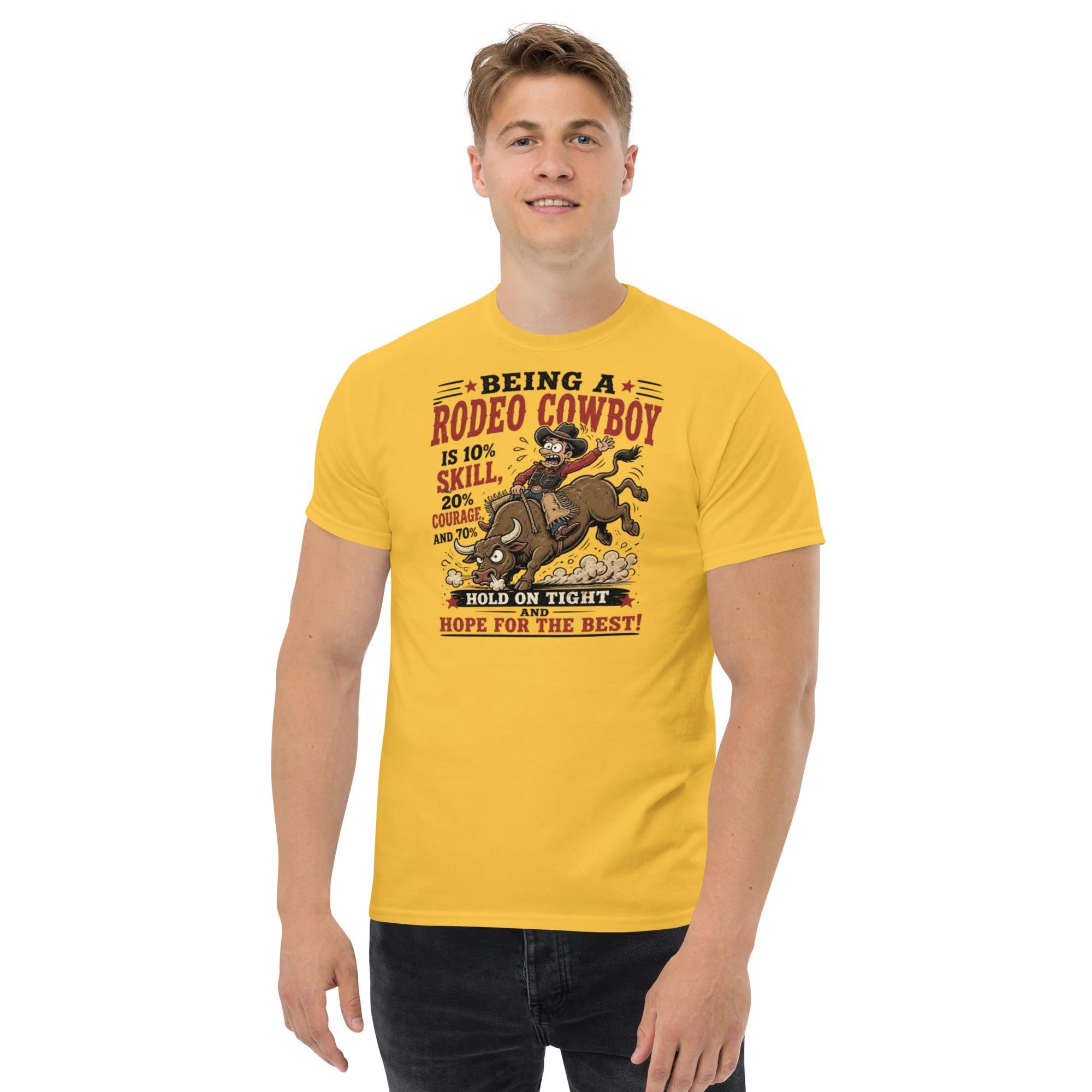 Rodeo Cowboy Bull rider humor T-Shirt