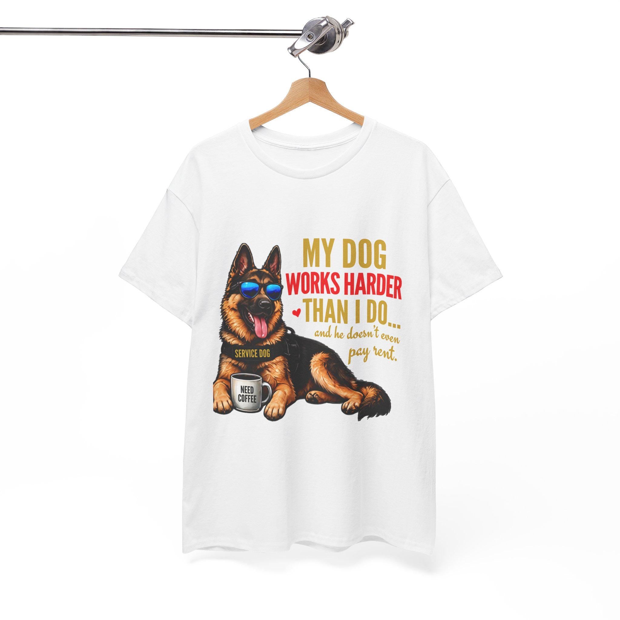 German Shepherd  Service Dog Tee | Working Dog Top