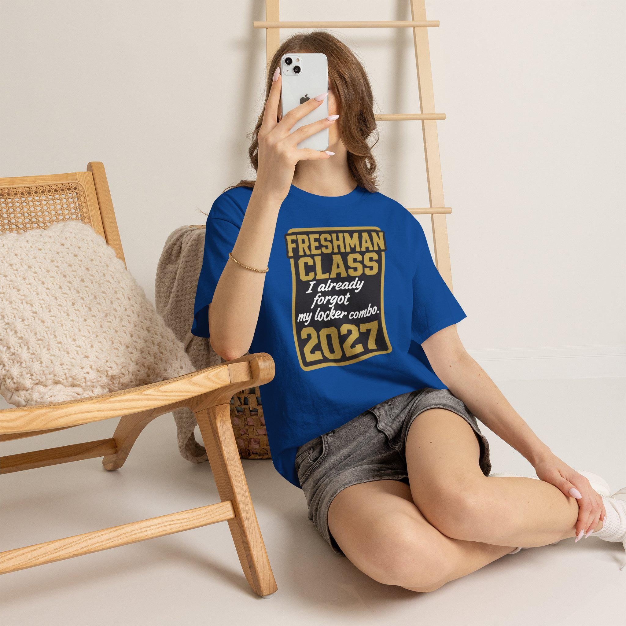 Freshman Class I already forgot my locker combo 2027 T-Shirt | Back to School