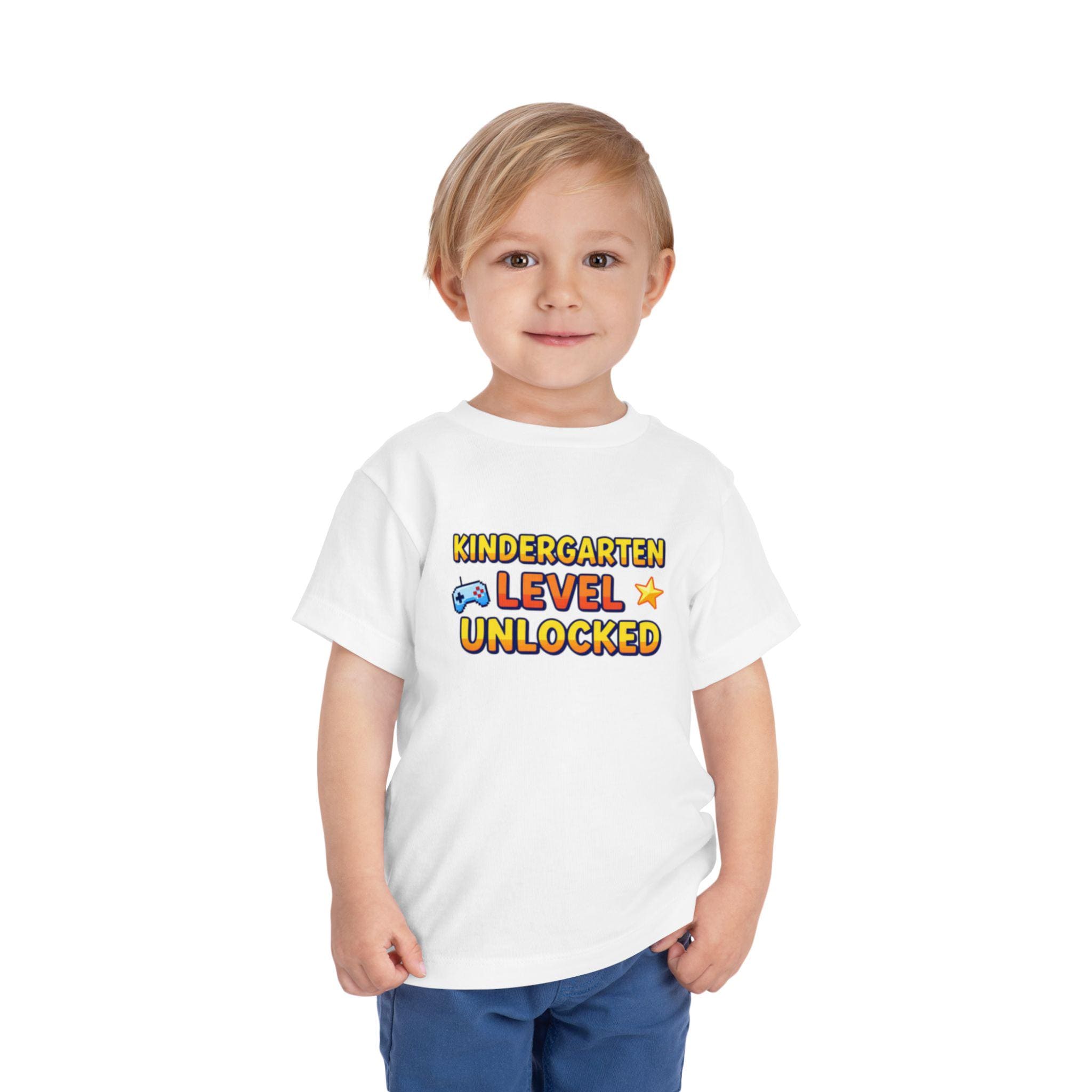 Kindergarten Level Unlocked Toddler Tee | Back to School Shirt