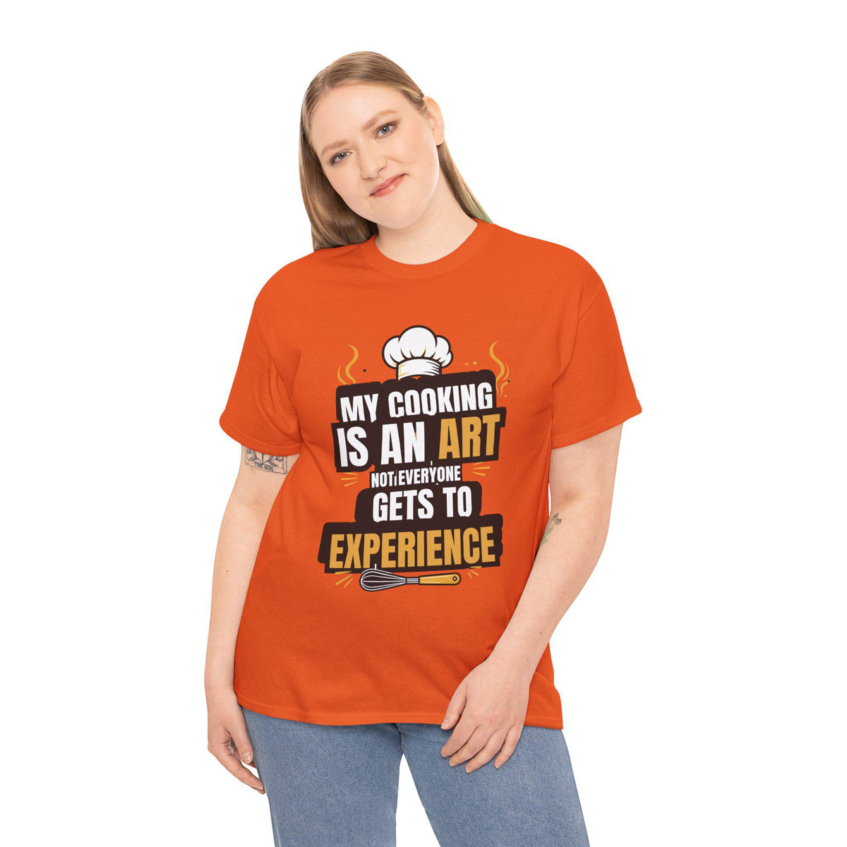 My Cooking Is An Art T-Shirt | Chef Quote Tee, Cooking Graphic
