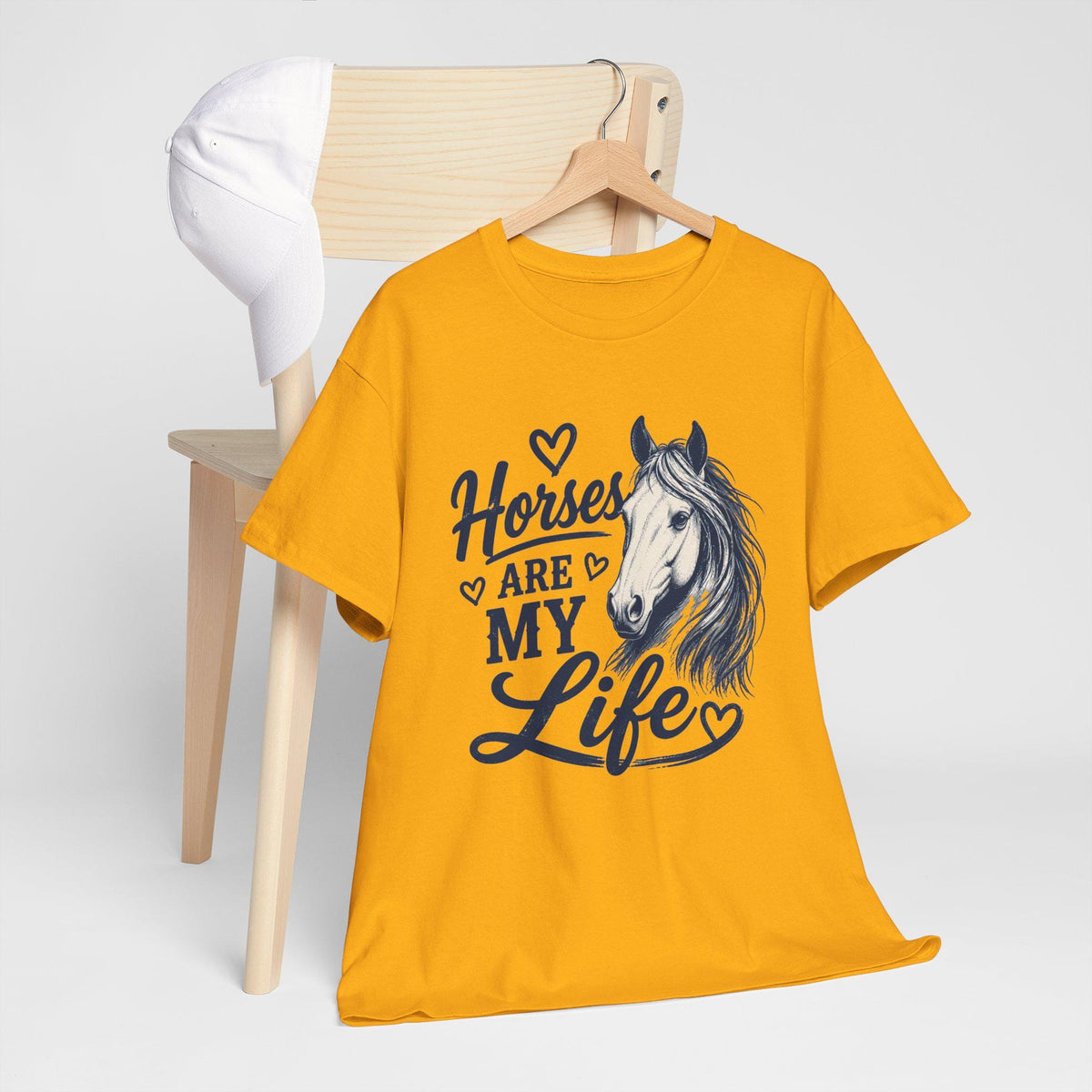 Horses Are My Life Tee | Horse Head Illustration, Equestrian Shirt