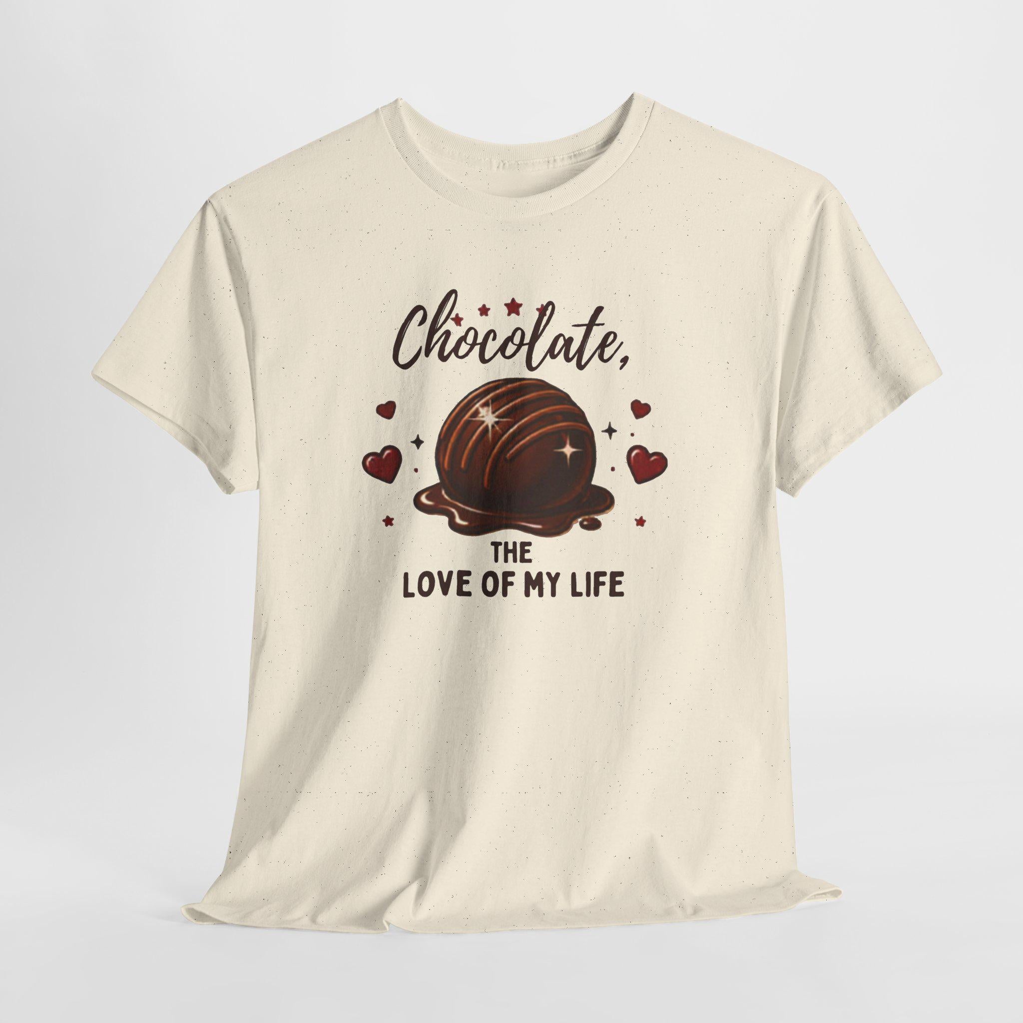 Chocolate the Love of My Life Tee | Candy Hearts, Dessert Illustration