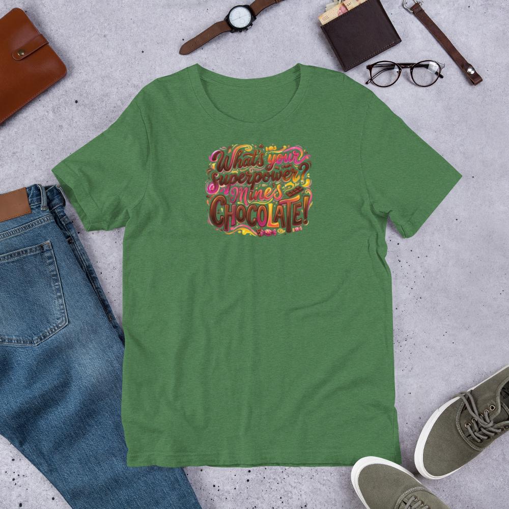 Chocolate Superpower T-Shirt – Funny Foodie Gift for Chocolate Lovers