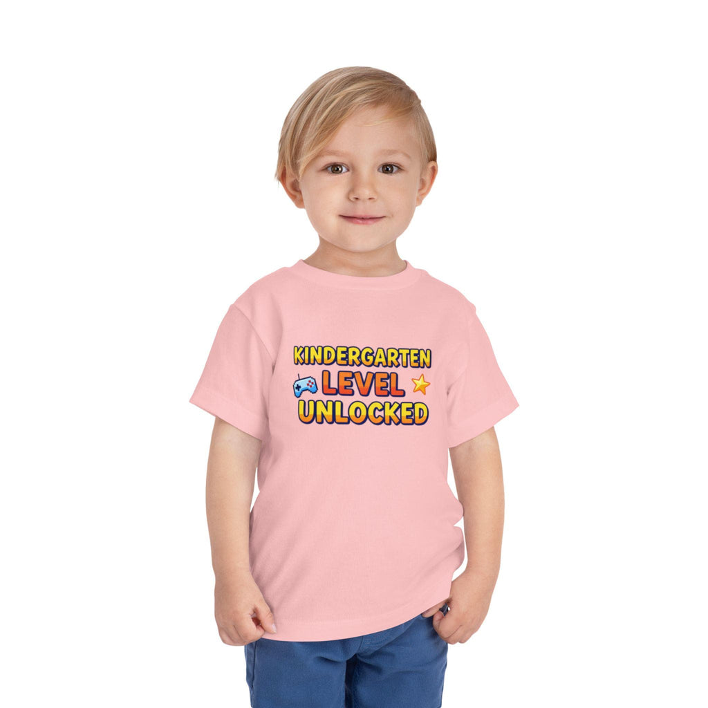Kindergarten Level Unlocked Toddler Tee | Back to School Shirt
