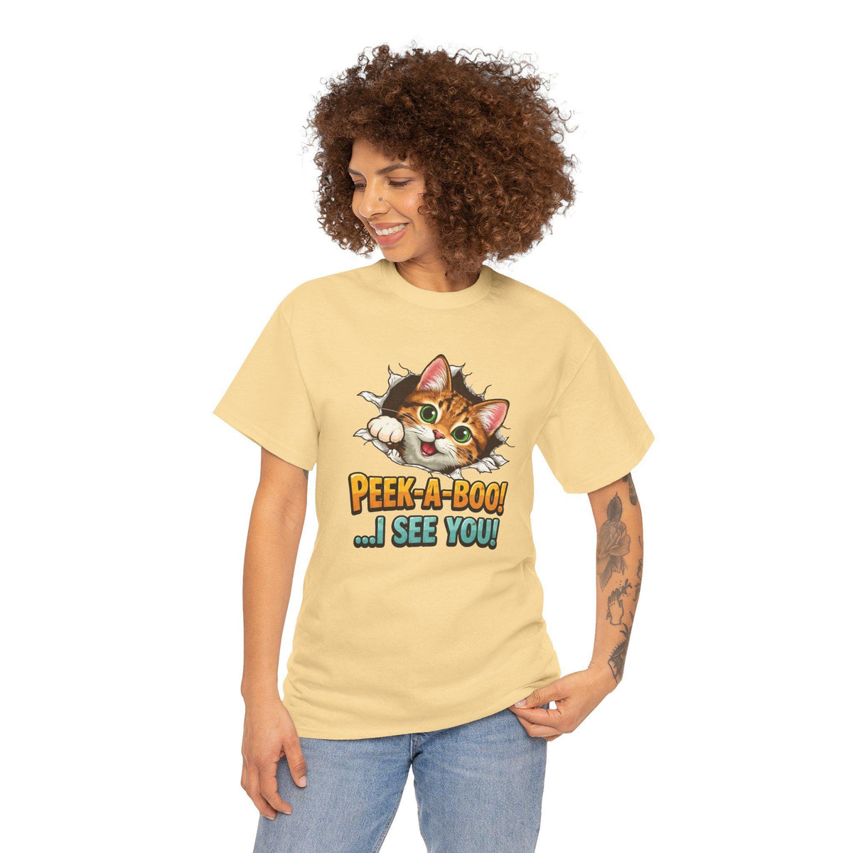 Kitten T-Shirt | Humor cat shirt, Kitten Soft Cotton Tee
