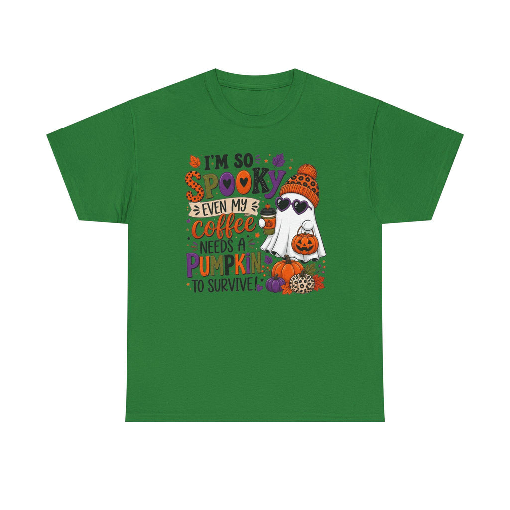 Spooky Pumpkin Ghost Tee | Fall Halloween Graphic Shirt