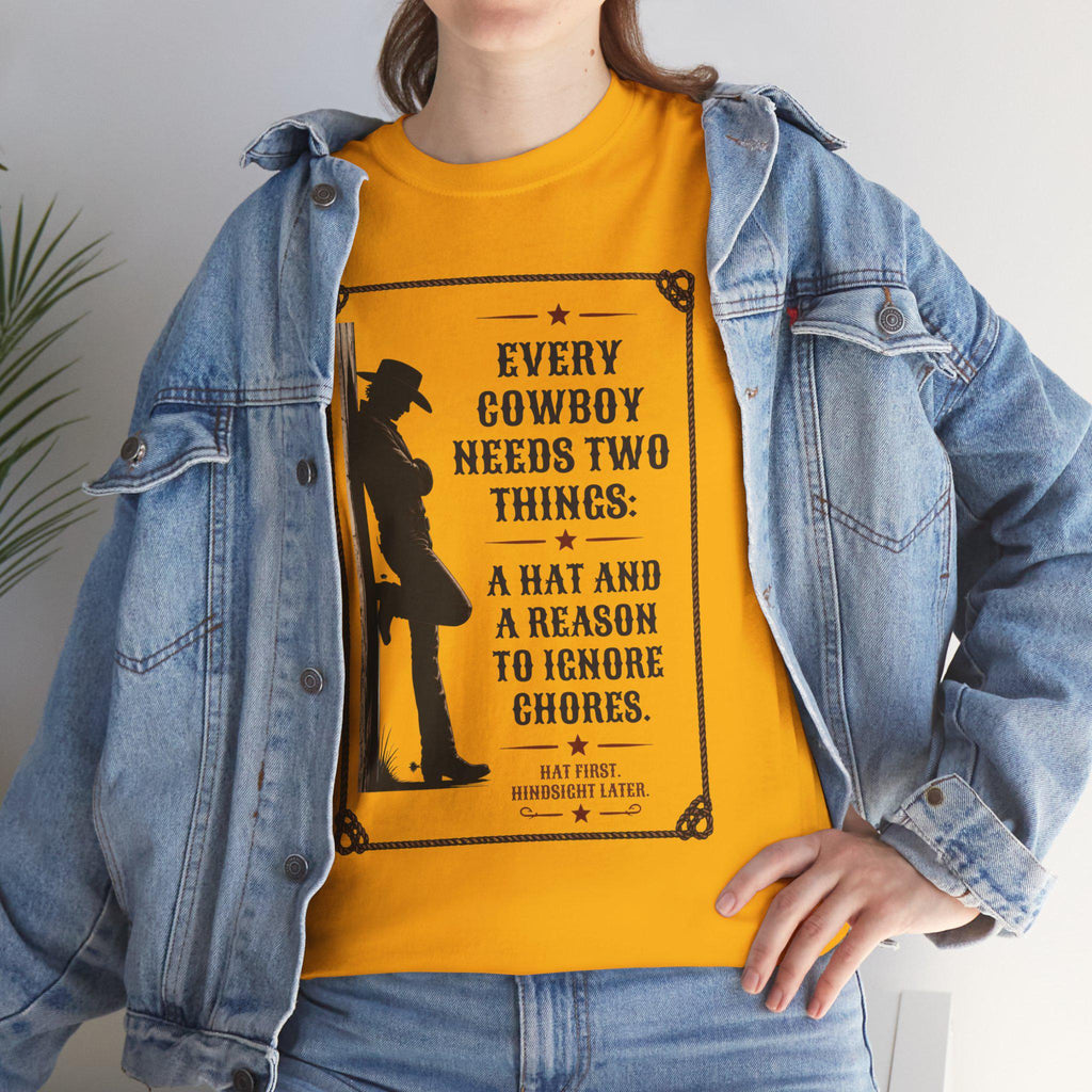 Cowboy Silhouette Quote T-Shirt | Western Graphic Tee
