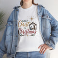 Keep Christ in Christmas T-Shirt | Nativity Christian Holiday Tee