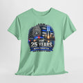 9-11 25 Years Never Forgotten Tee | Police Tribute, Twin Towers Memorial