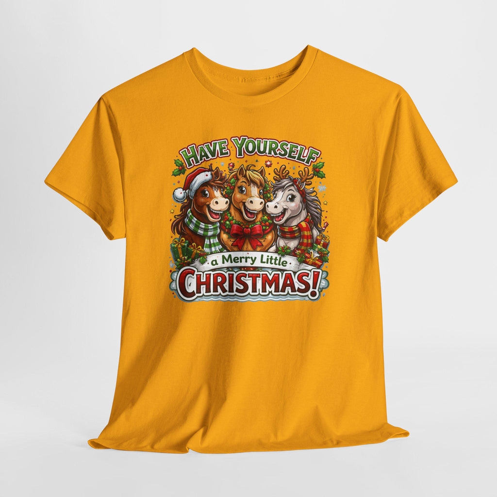 Merry Christmas Tee | Three Horses Holiday Design