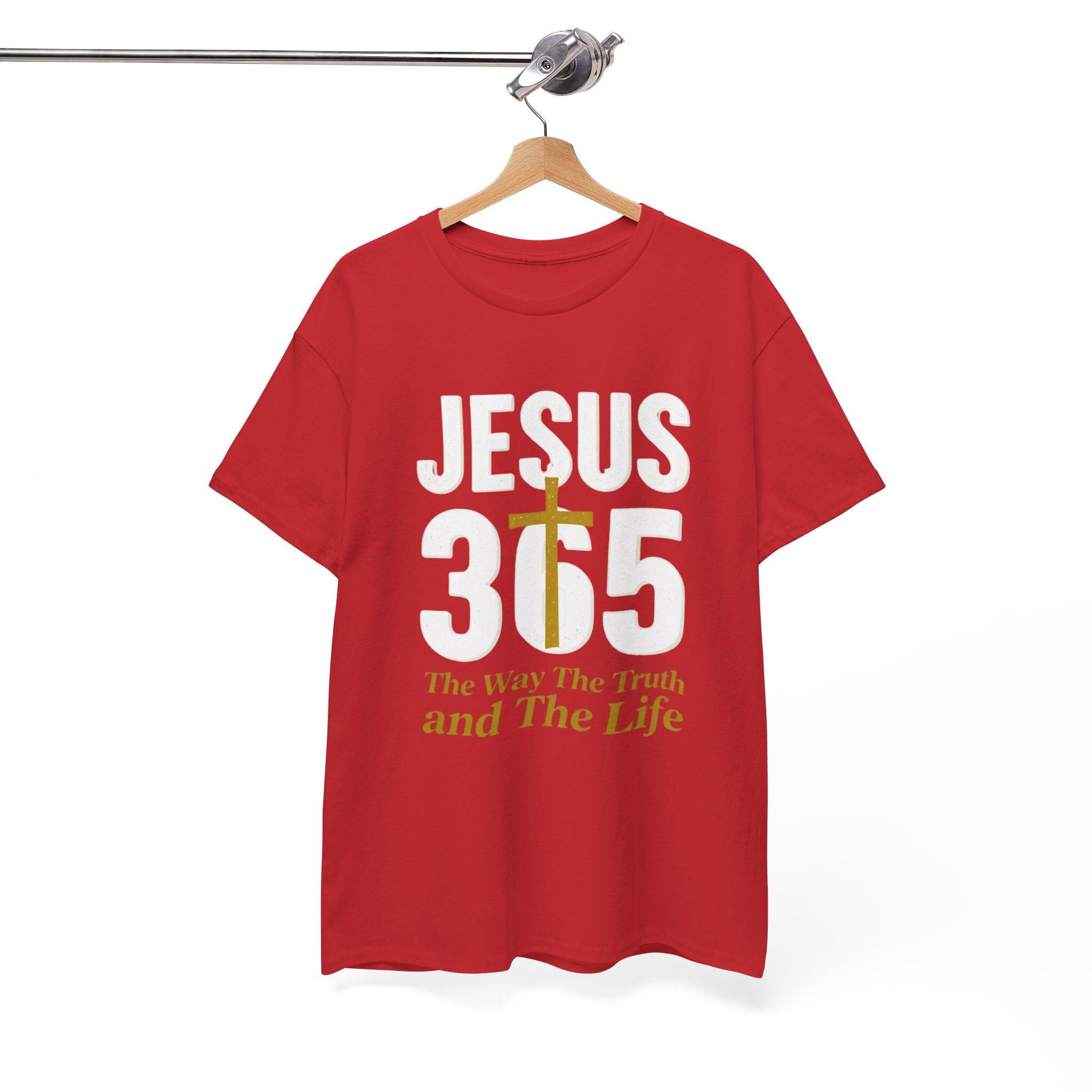 Jesus Cross The Way The Truth and The Life T-Shirt | Christian Faith Tee