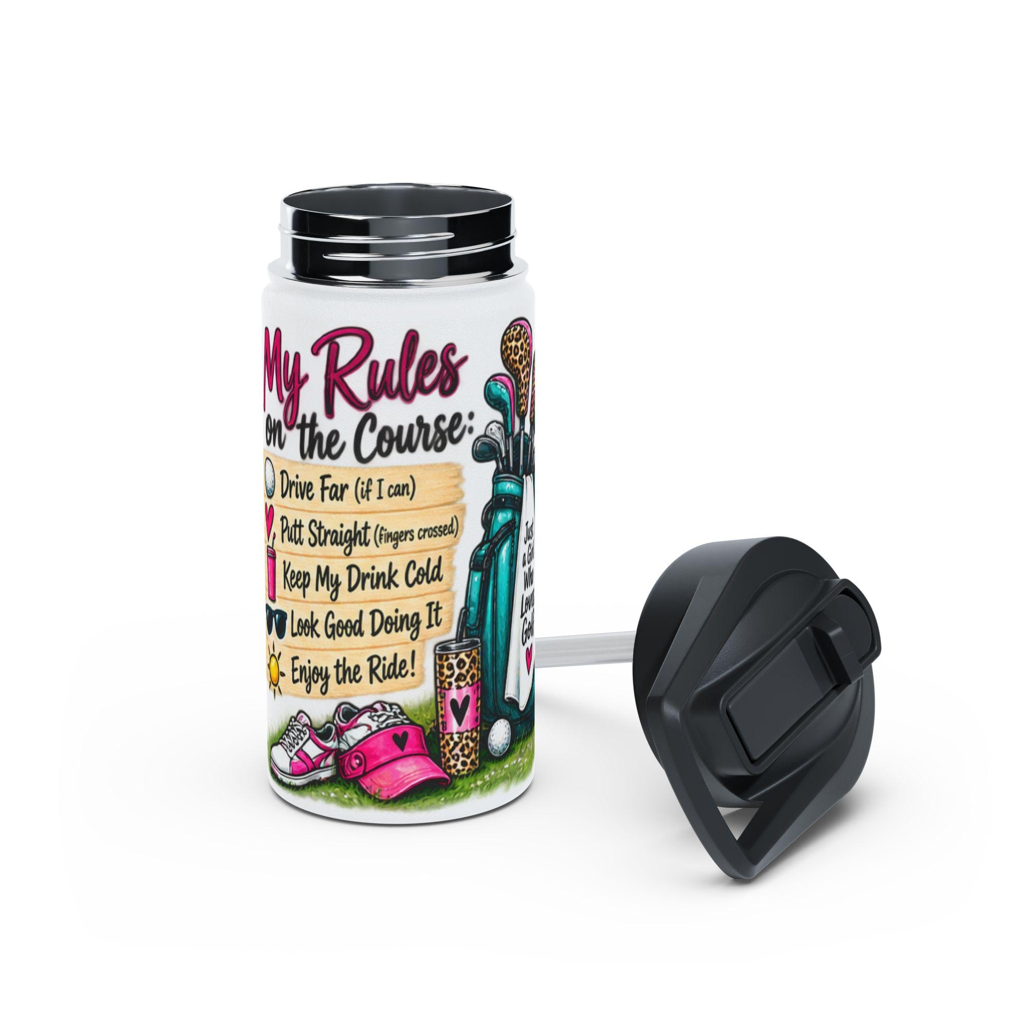 My Rules of the Course Golf Water Bottle | Stainless Steel Insulated
