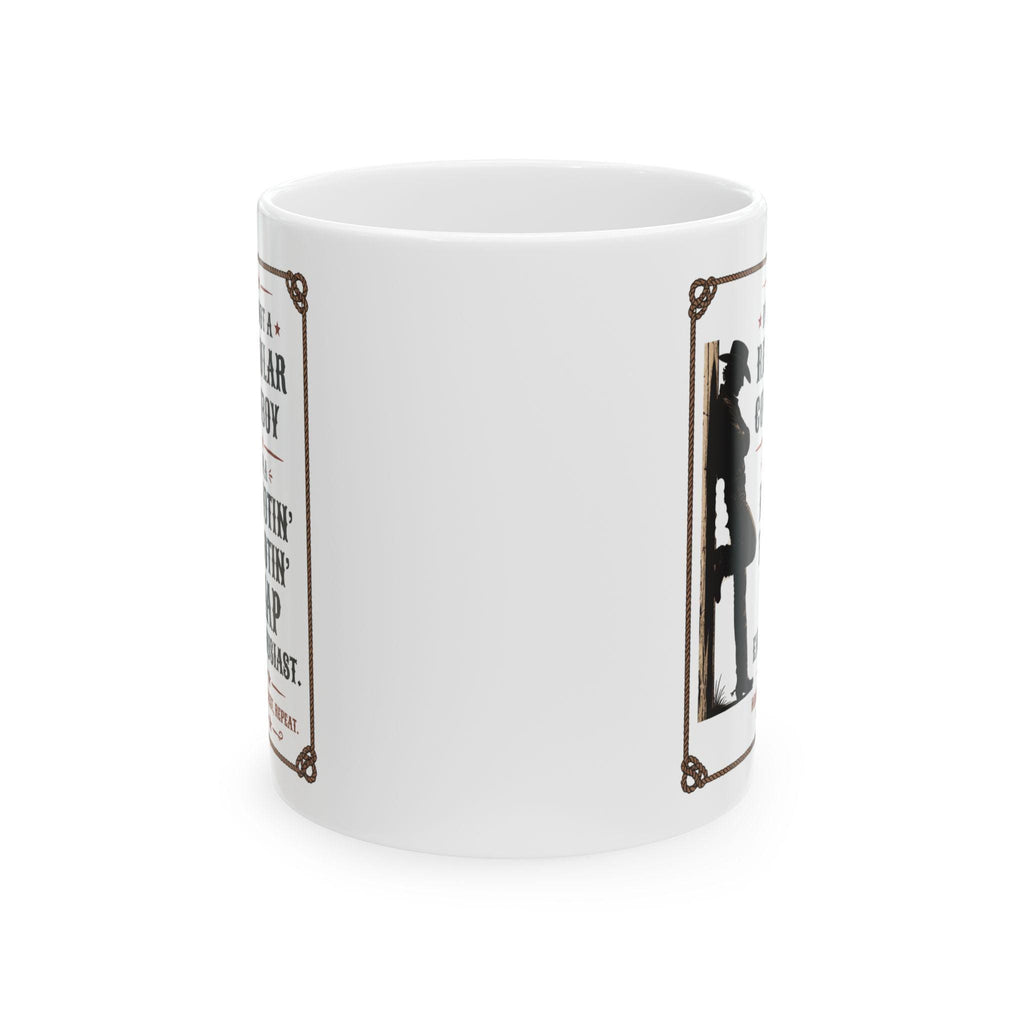 Silhouette Couple Illustration Mug | Ceramic Coffee Cup, Romantic Quote Design