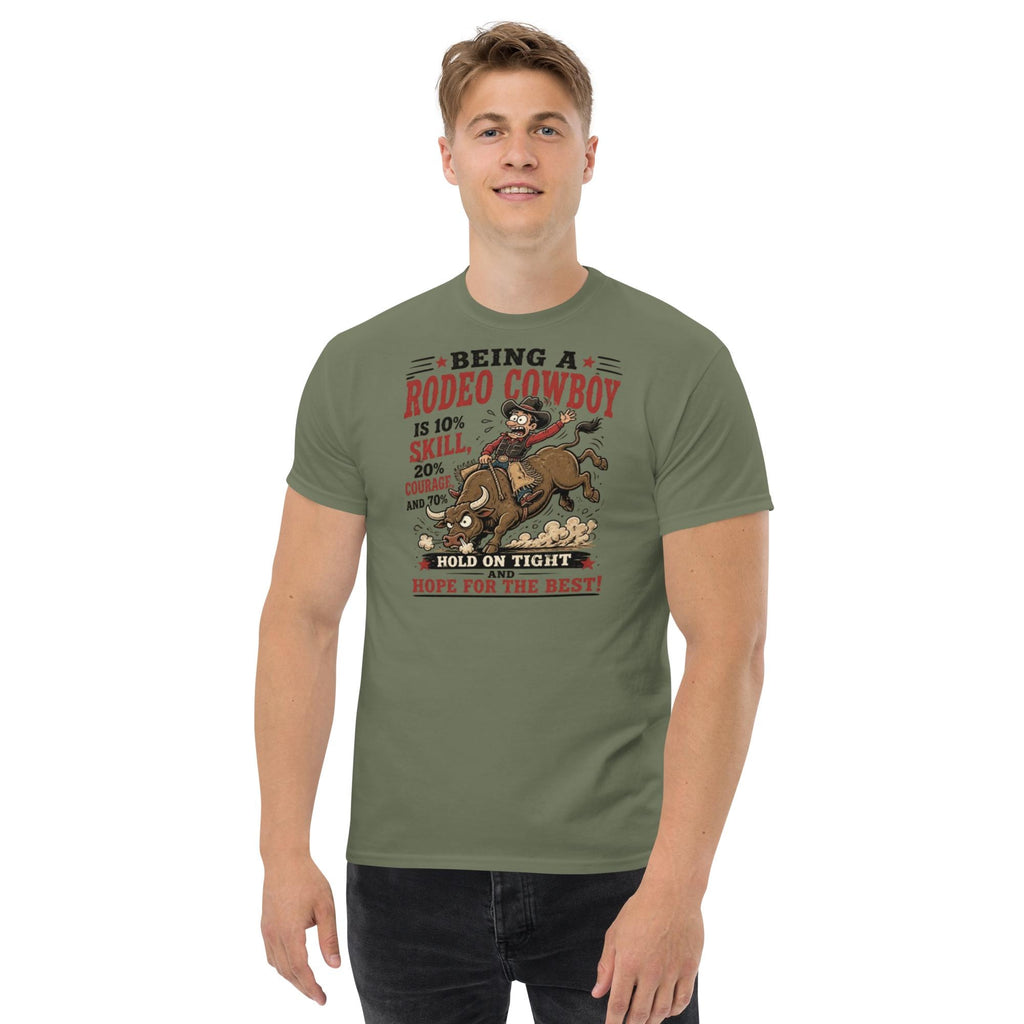 Rodeo Cowboy Bull rider humor T-Shirt